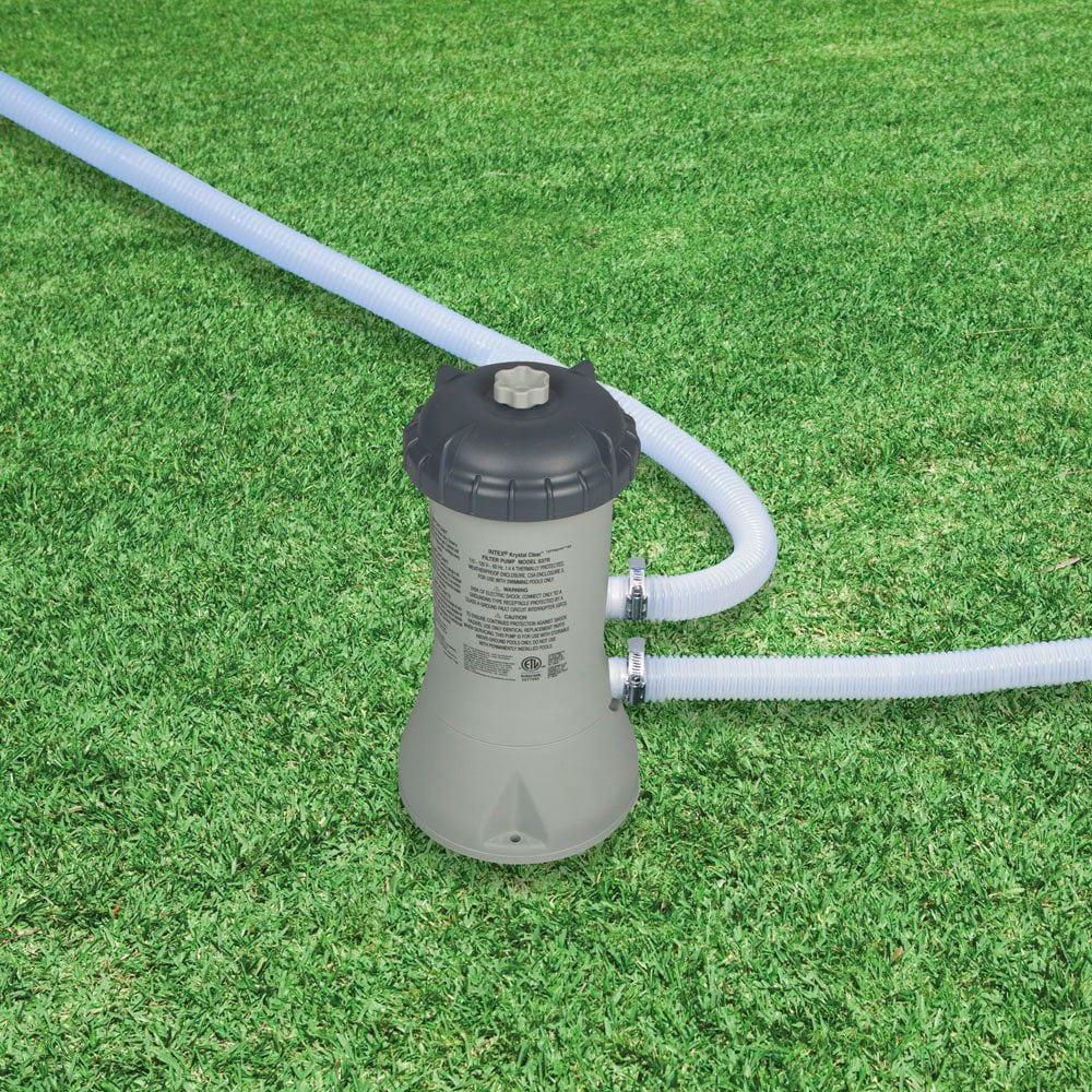 Intex 1.25In Measurement Pool Pump Replacement Hose & Intex 1000 GPH Pool Filter