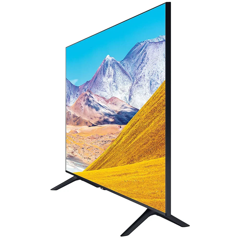 Samsung Unit UN65TU8000 4K Ultra HD Smart LED TV (2020 Model) Crystal Processing 4K Bundle with TaskRabbit Installation Services + Deco Gear Wall Mount + HDMI Cables + Surge Adapter