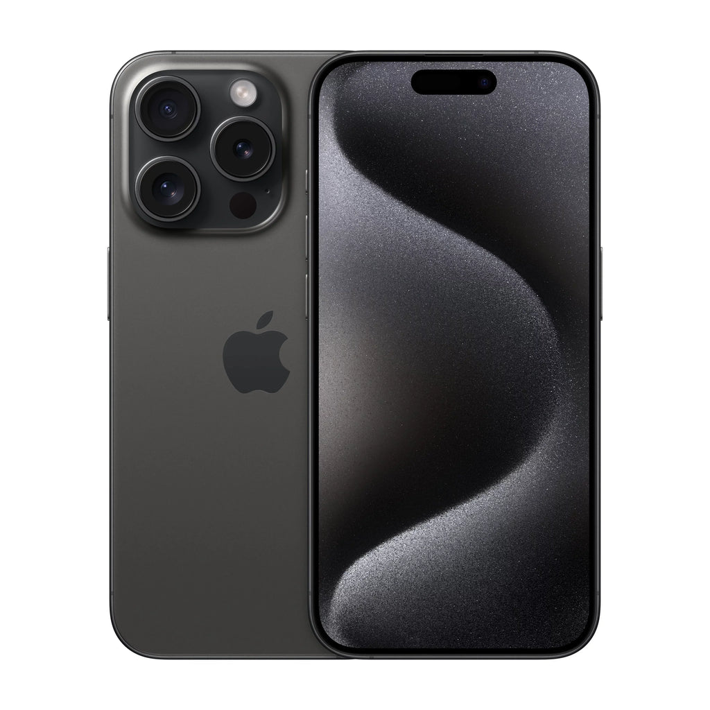 Straight Talk Apple iPhone 15 Pro, 256GB, Midnight - Prepaid Smartphone