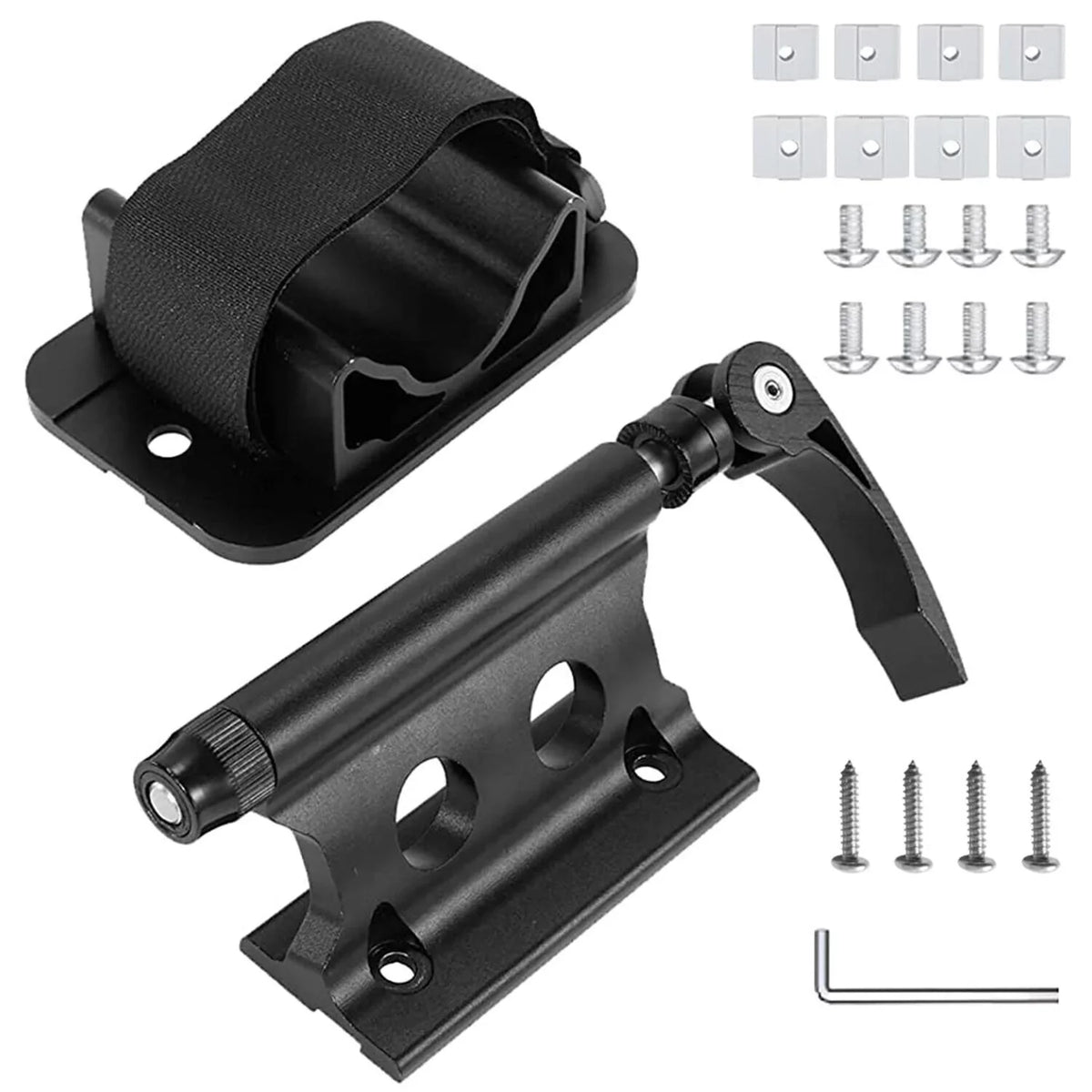 Bike Block Fork Mount Set Heavy-Duty QR Fork Mount Holder Pickup Truck Bed Rack