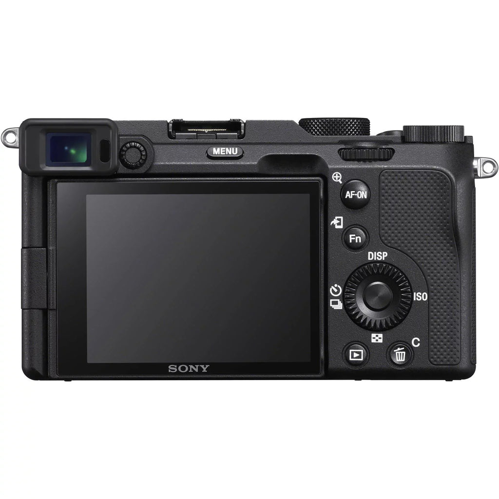 Sony Alpha a7C Mirrorless Digital Camera (Body Only, Dark with Essential Accessory Bundle - Includes: SanDisk Extreme PRO 64GB Memory Card, 2x Seller Supplied Replacement FZ100 Batteries & More