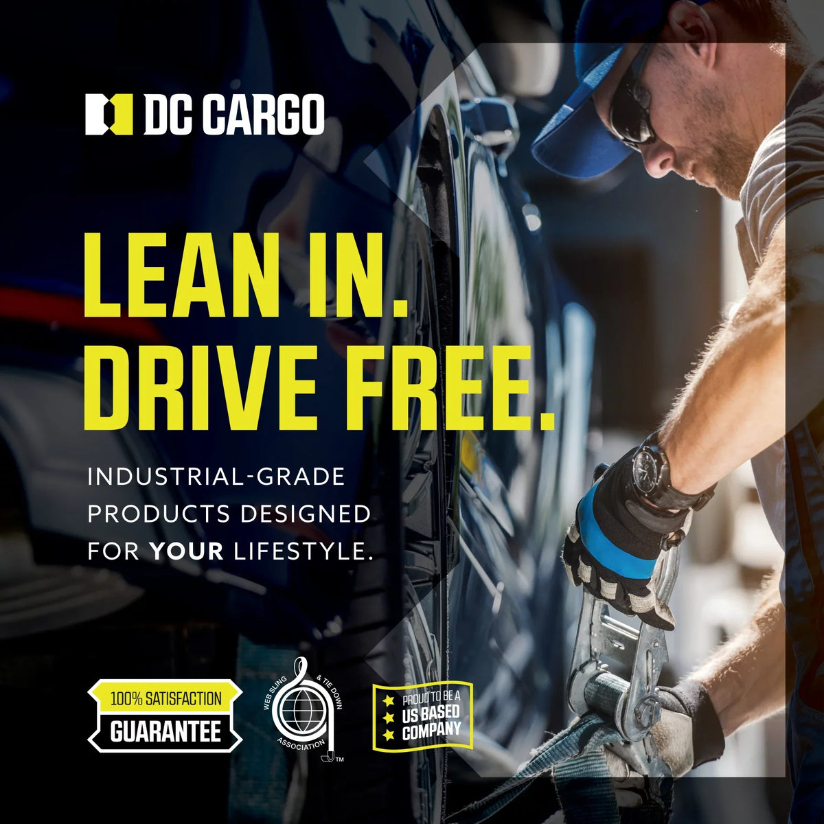 DC Cargo Mall E Track Tie-Down Kit - 32 Pieces: E-Track Accessories & E-Track Storage Bag (E-Track Rails NOT Included)