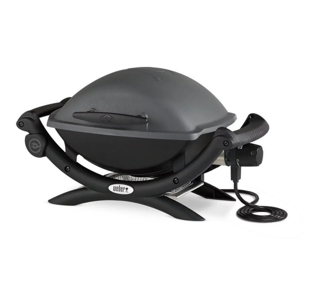 Weber Q 1400 Electric Grill Onyx with Grill Cover