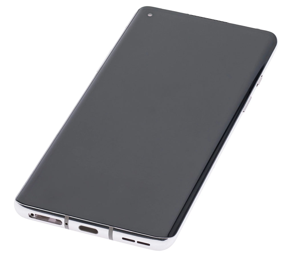 Replacement OLED Assembly With Frame Compatible For OnePlus 8 / 5G (Non-Verizon 5G UW Frame) (Refurbished) (Polar Silver)