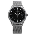 Movado Heritage Charcoal Dial Grey Steel Men's Watch 3650119