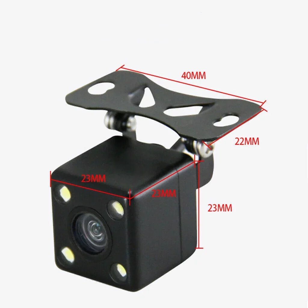 Car Reverse Backup Parking Sensor Radar System, Buzzer beeps, with 4.3in HD Backup Camera Car Monitor Rear Camera View Parking System Night Vision