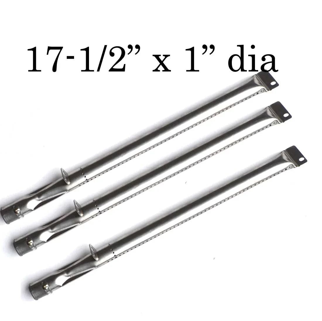 Replacement Grill Burner for Grill Chef GC616, GC816, Brinkmann 855-4624-S, Gas Models, 3-Pack