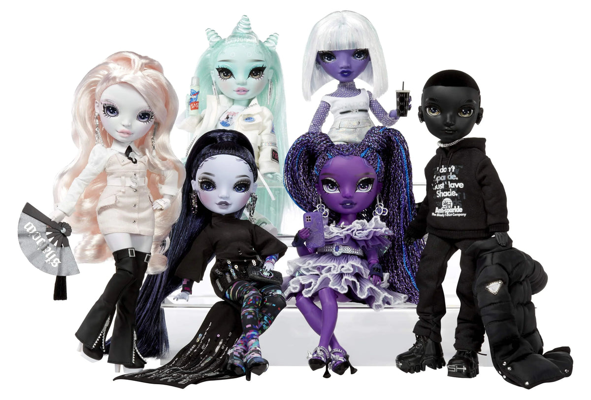 Rainbow High Shadow High Reina Glitch Crowne - Purple Fashion Doll. Fashionable Outfit & 10+ Colorful Play Accessories. Great Gift for Kids 4-12 Years Old & Collectors