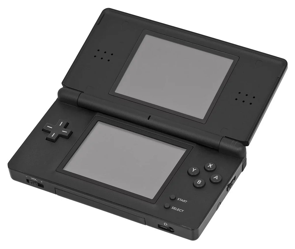 Restored Nintendo DS Lite Cobalt Dark Video Game Console with Stylus and Charger (Refurbished)