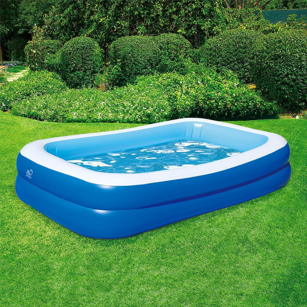 NT6123 103In X 69In X 22In Deep Rectangular Family W/Cover Inflatable Pool