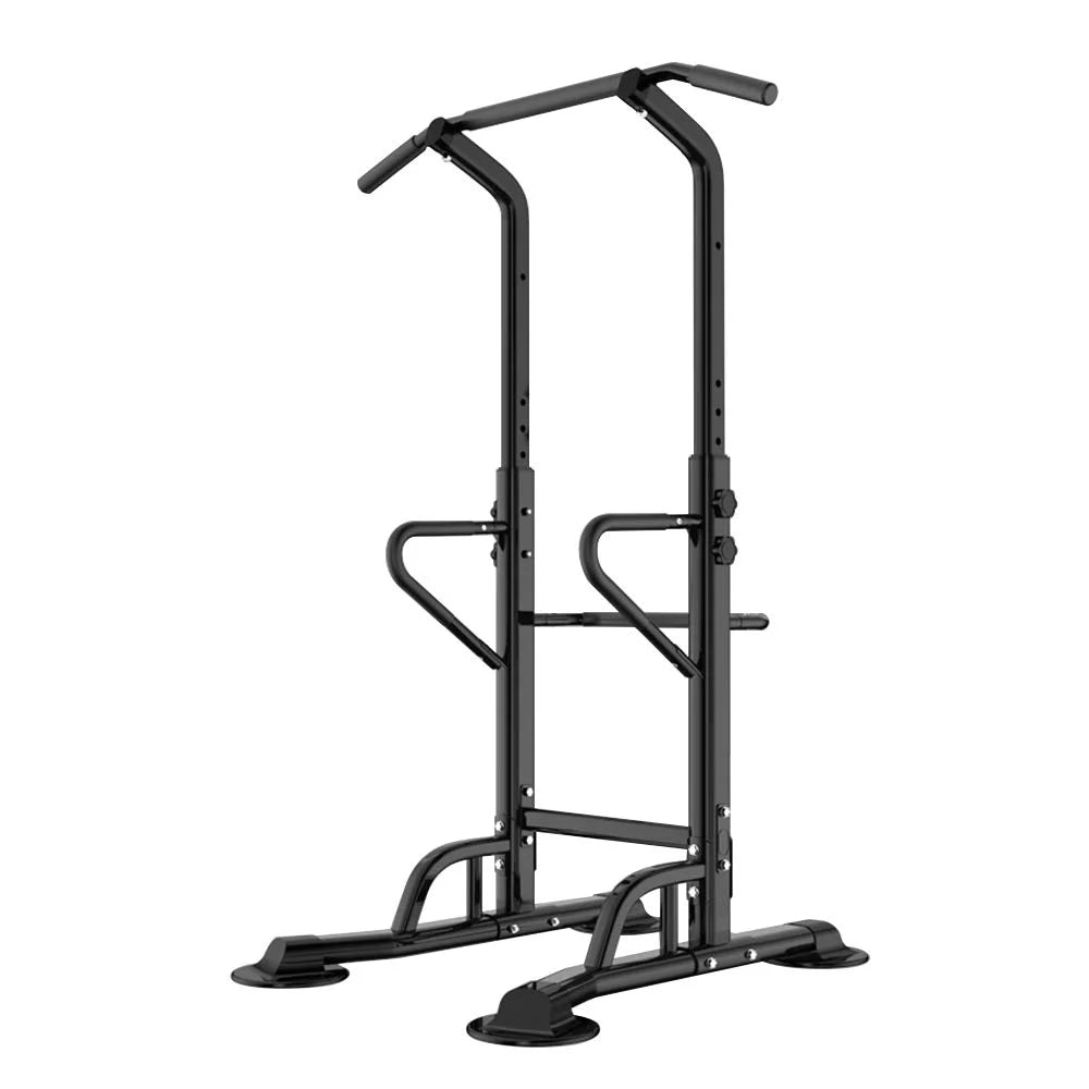 Wellynap Power Tower Pull Up Bar, 36.2" Strength Training Workout Equipment with Adjustable Height - Midnight