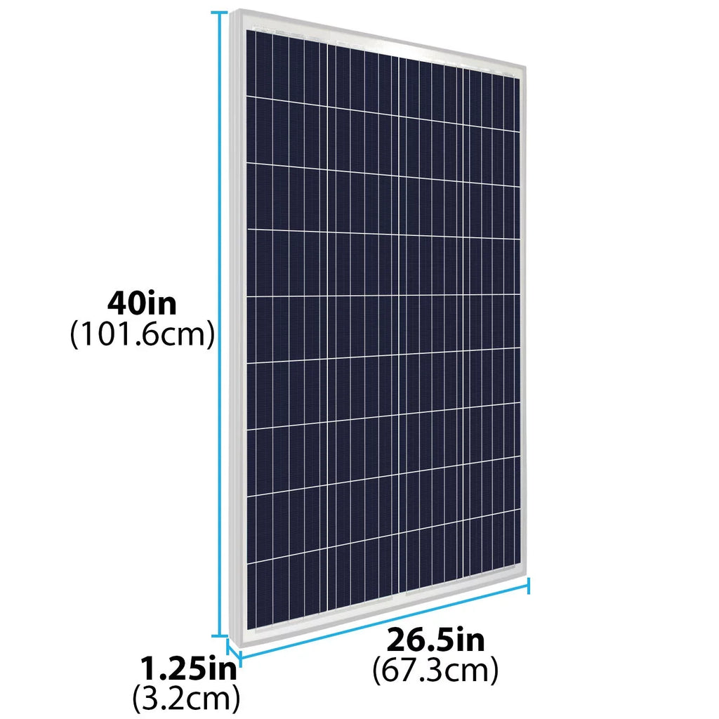 100Watt Solar Panel 12V Poly Battery Charger for ACOPower Panel