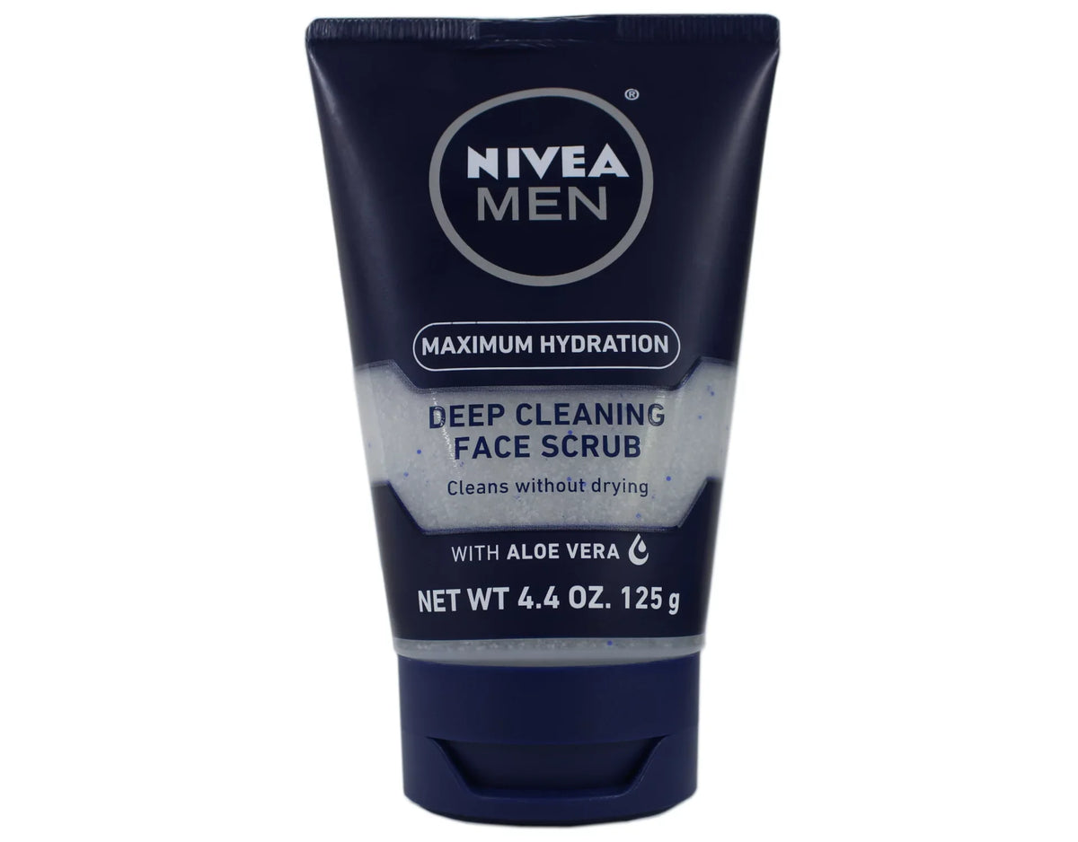 4 Pack - Nivea for Men Energizing Face Scrub 4.4 oz (125 g) Each
