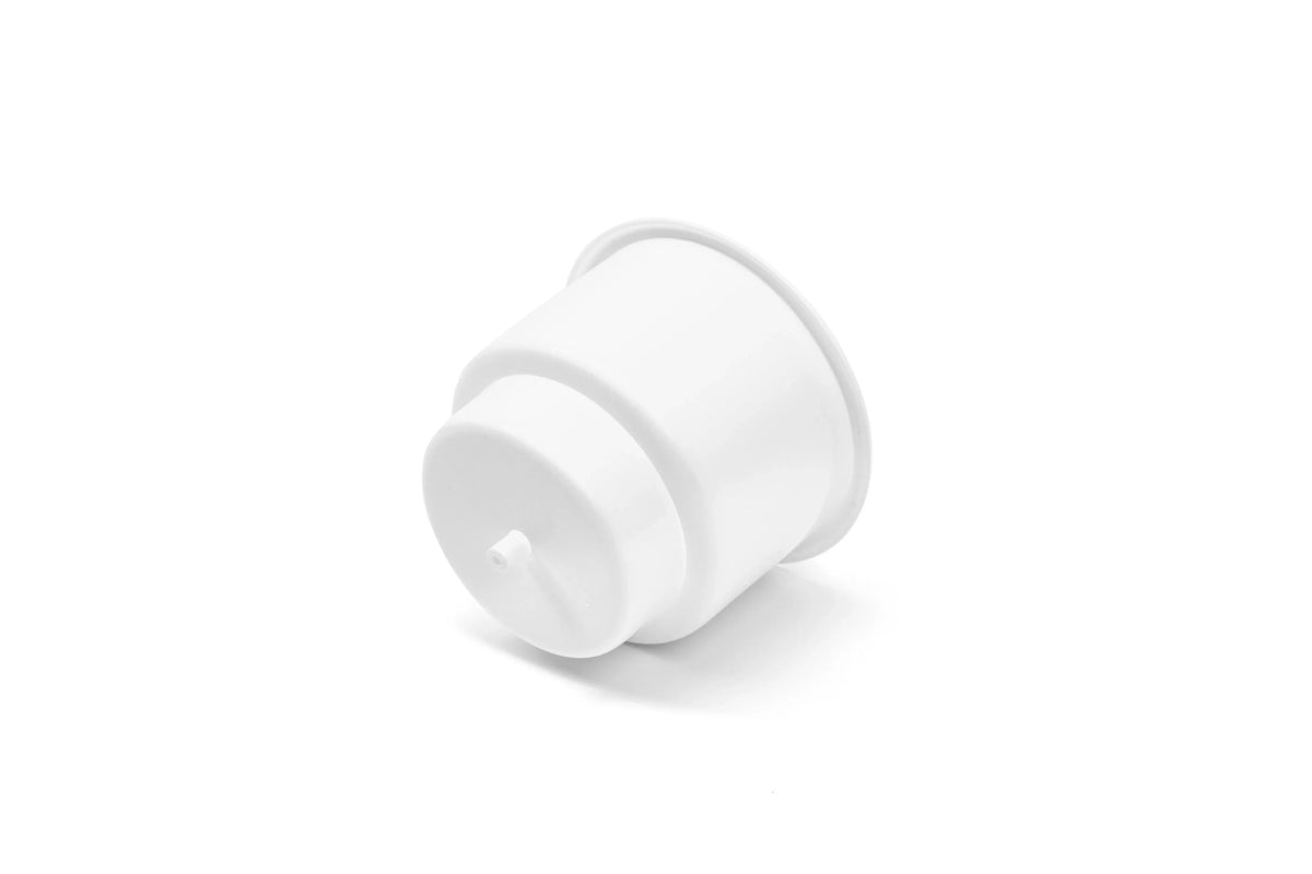 Red Hound Auto 10 Cup Holders Plastic Pocket Recessed Insert Universal with Drain for Boat RV Car Truck Marine Pontoon Motorhome Camper Drop In White 3-1/2 Unit I.D. & 4-1/8 Centimeter O.D.