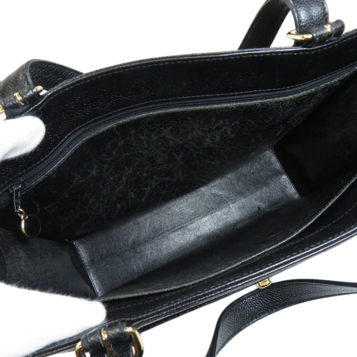 Pre-Owned CHANEL COCO MARK Handbag Caviar Skin Ladies (Good)