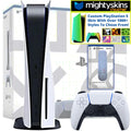 Sony PlayStation 5 Disk Console Bundle With PS5 Media Remote & MightySkins Custom PS5 Skin Voucher Limited Edition Bundle