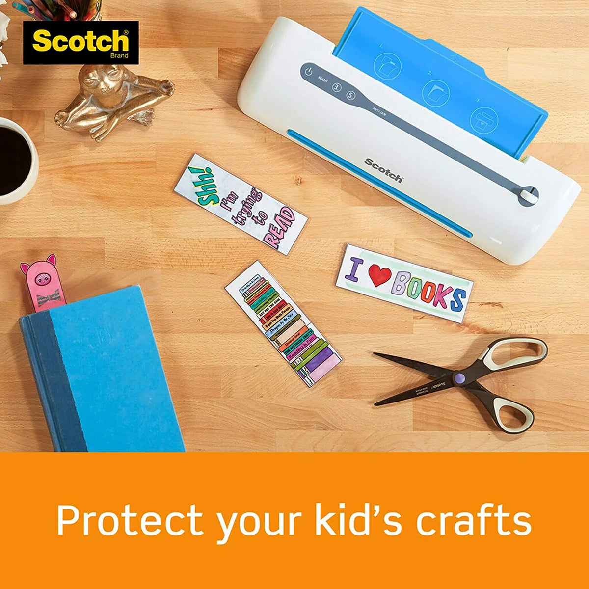 Scotch Thermal Laminating Pouches, 100-Pack, 8.9 x 11.4 Inch Letter Size Sheets (TP3854-100)