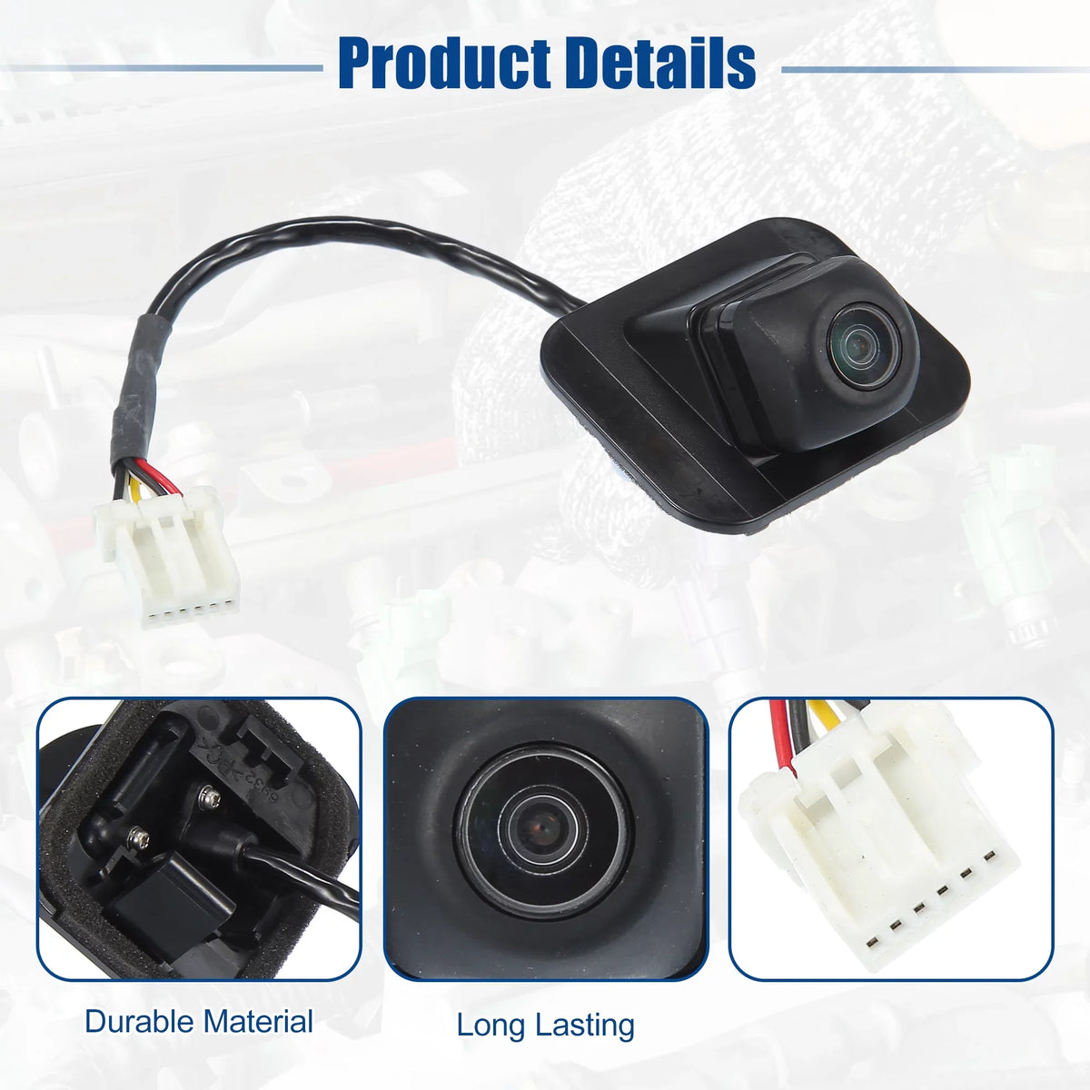 Unique Bargains Rear View Back Up Camera Replacement Fit for Honda Civic 2013 2014 2015 Onyx