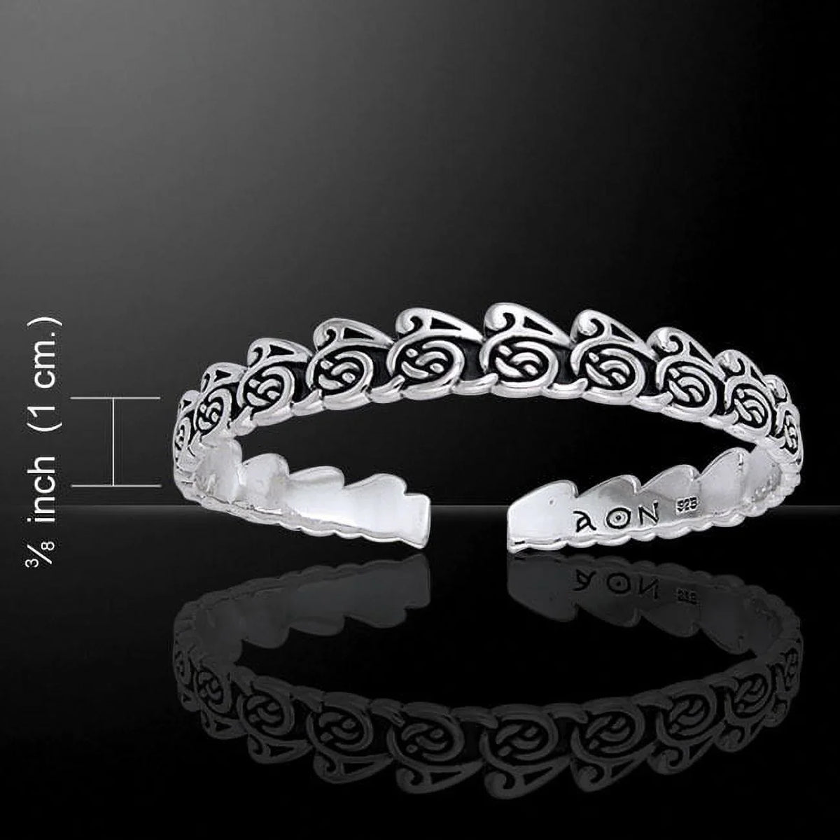 Cari Buziak Wave Bracelet Celtic Spiral Sterling Silver Peter Stone Fine Jewelry