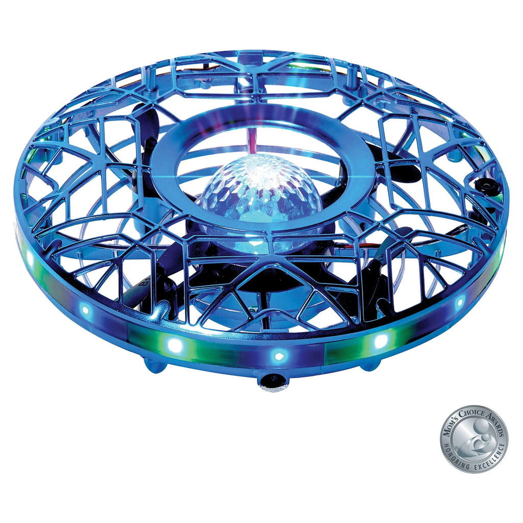 Force1 Scoot Pro Aerial Drone Hand Controlled Mini Drone with Projector LED Light (Blue)