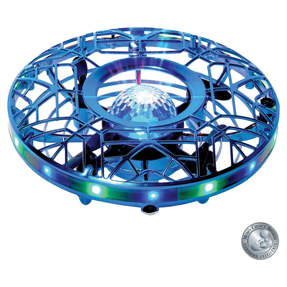 Force1 Scoot Pro Aerial Drone Hand Controlled Mini Drone with Projector LED Light (Blue)