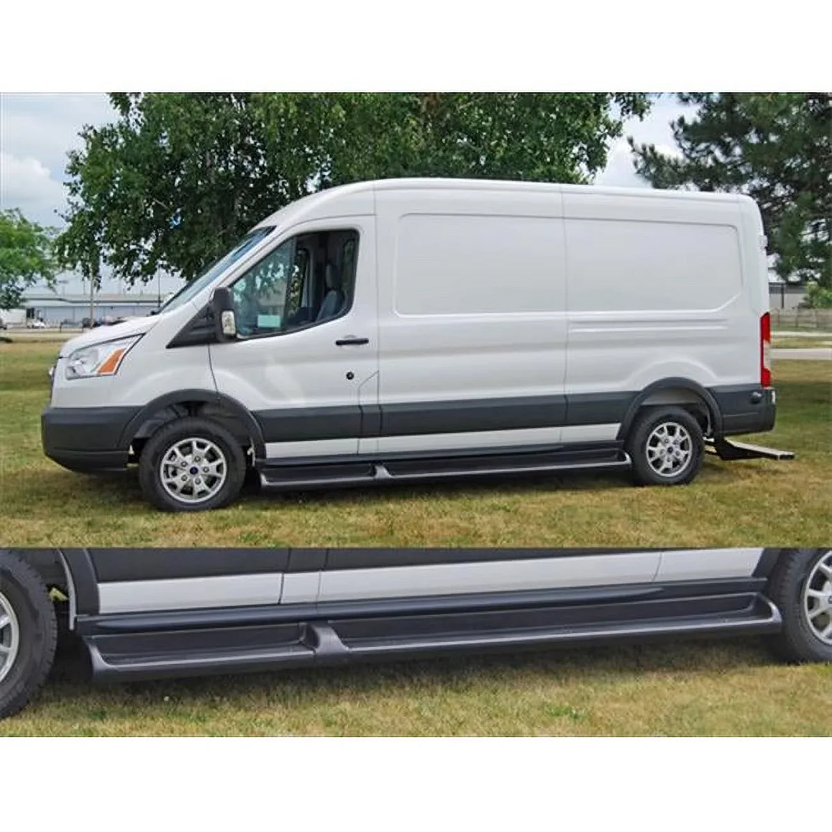 Owens Products 6834114-01 OWE6834114-01 15-17 TRANSIT 114.5IN TPO PLASTIC - SHORT DRIVER/LONG PASSENGER (MUST ORDER BRACKETS SEPARATELY) Fits select: 2015-2019 FORD TRANSIT