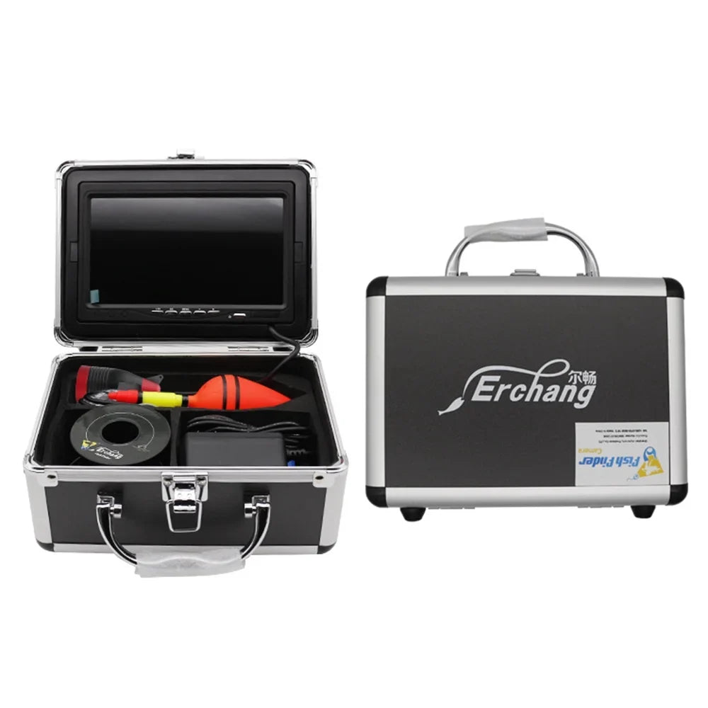 Erchang Underwater Fishing Camera Portable Fish Finder with 7 Inch for Boat Kayak Lake Sea Fishing Explore Depths, Maximize Your Fishing Efficiency