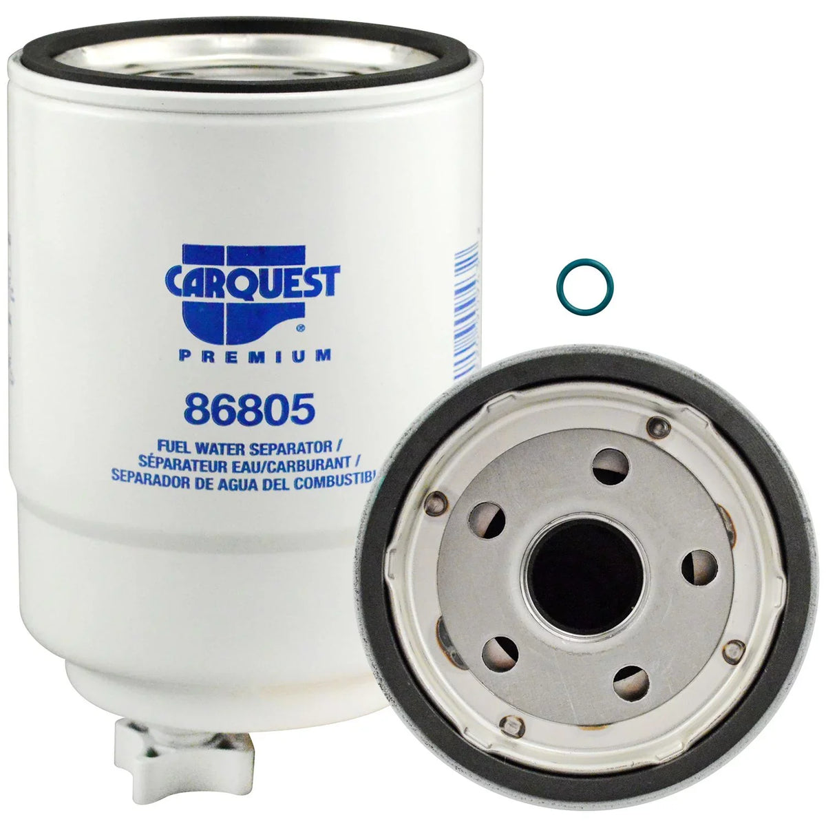 Carquest Premium Primary Fuel/Water Separator Spin-on with Drain and Sensor Port Fits select: 1988-1994 FORD F350, 1988-1994 FORD F250