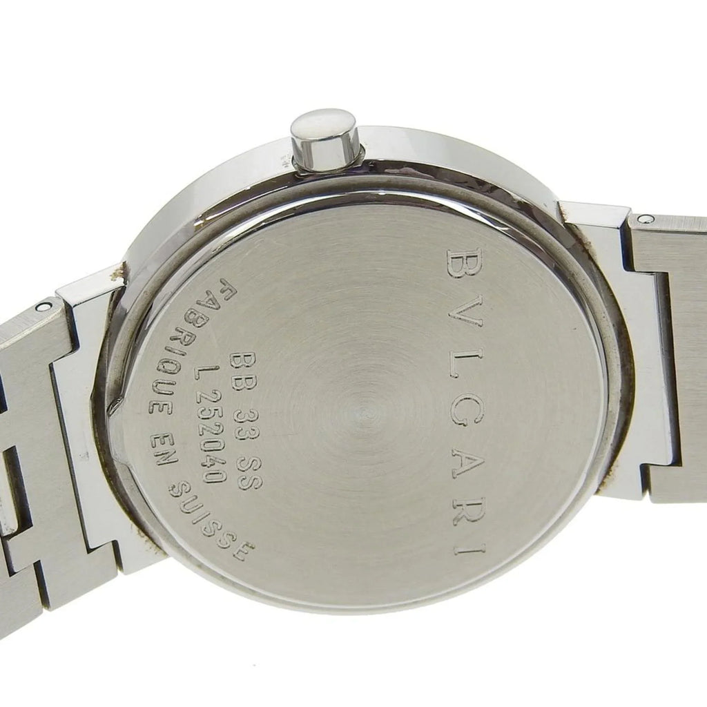 Pre-Owned Bvlgari BVLGARI Watch BB33SS Stainless Steel Quartz Analog Display Midnight Dial Bulgari Men's I220823033 (Fair)
