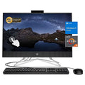2022 Newest HP All-in-One Desktop, 22" FHD Touch Screen, AMD Ryzen 3 3250U, 12GB RAM, 512GB SSD, Webcam, DVD-RW, HDMI, RJ-45, USB Wired Keyboard&Mouse, WiFi, Windows 11 Home, Onyx
