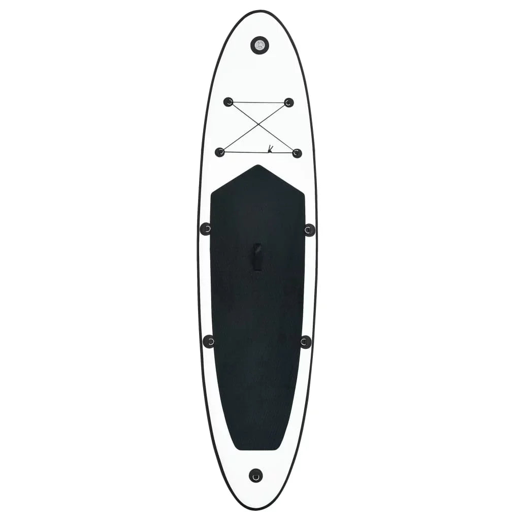 Buyweek Inflatable Stand up Paddle Board Set Charcoal and White