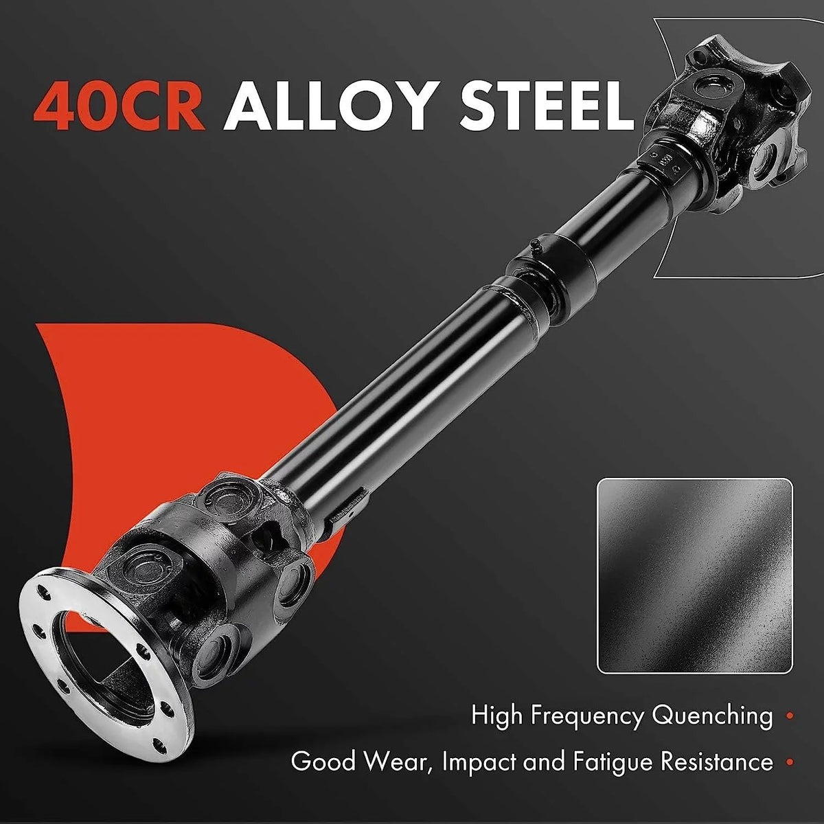 A-Premium Front Complete Drive Shaft Prop Shaft Driveshaft Assembly Compatible with Chevrolet Blazer 1995-1997 & GMC Jimmy 1995 & Oldsmobile Bravada 1996-1997, AWD, Replace# 19201891, 26028429