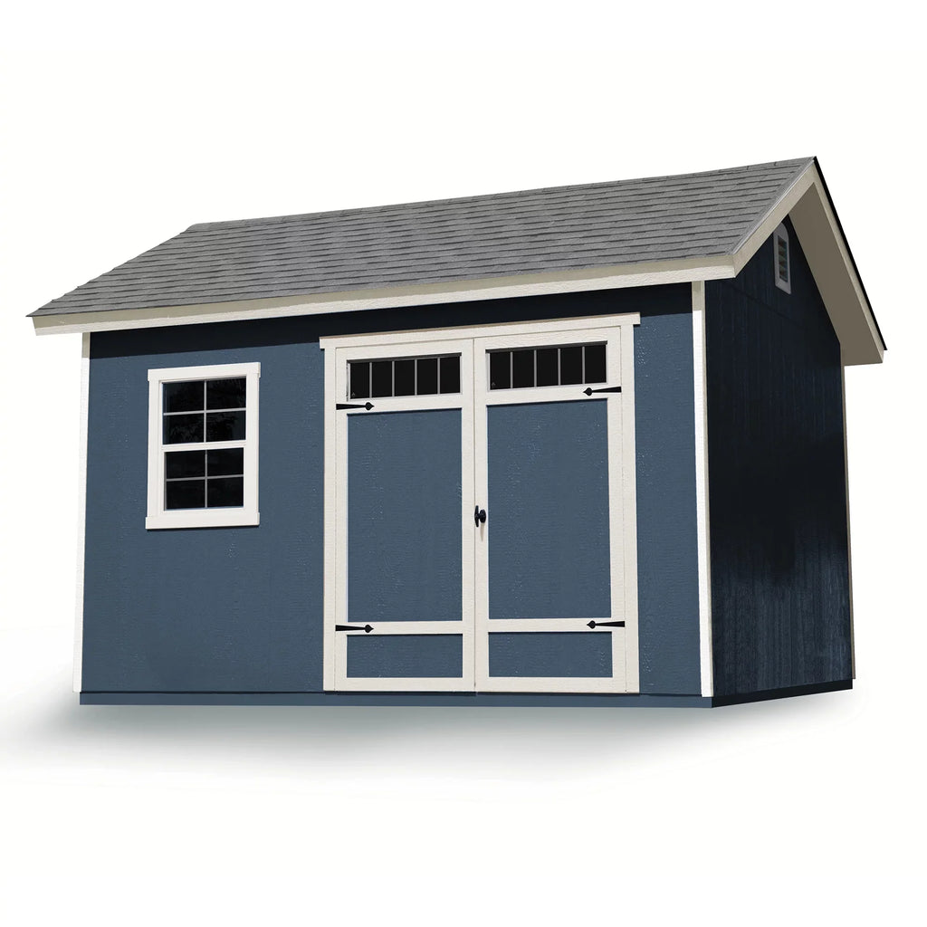Handy Home Products Beachwood 10 ft. x 12 ft. Wood Storage Shed (with Floor)