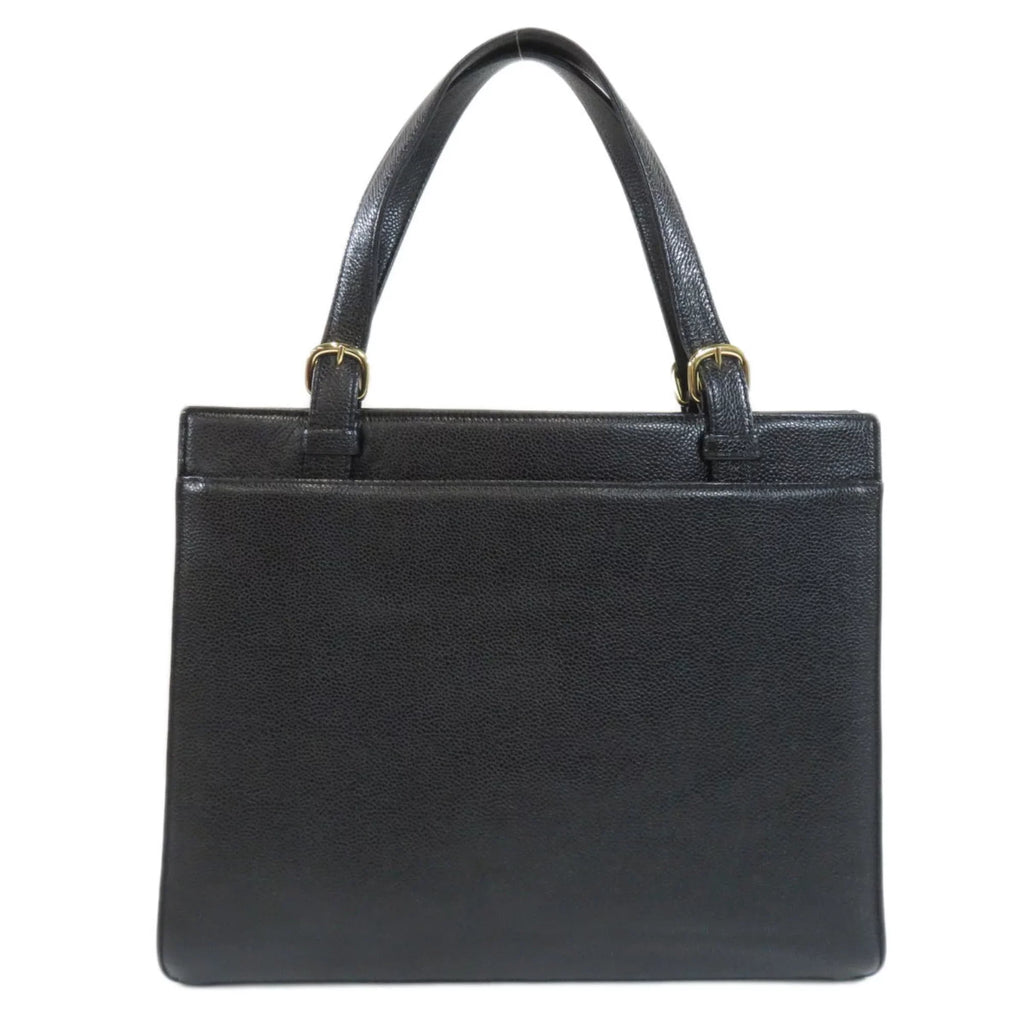 Pre-Owned CHANEL COCO MARK Handbag Caviar Skin Ladies (Good)