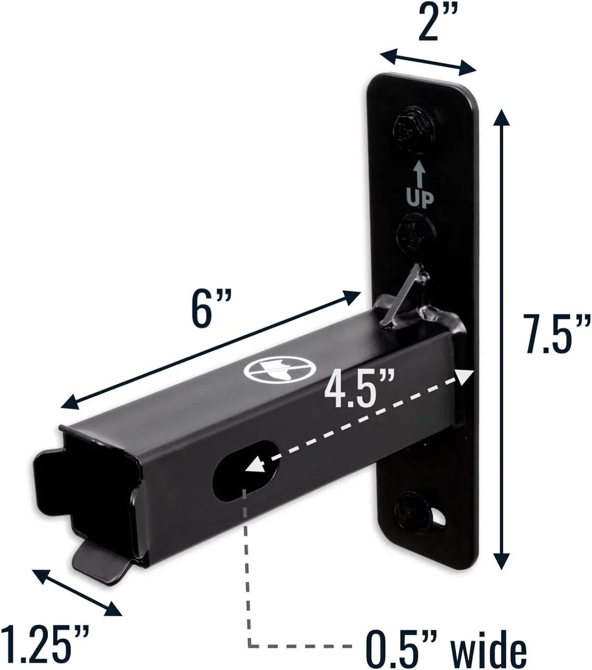 Storeyourboard Hitch Wall Mount, Bike And Cargo Rack Hanging Garage Organizer, Trailer Hitch Receiver Storage, Holds Max 175 Lbs (1.25 Unit