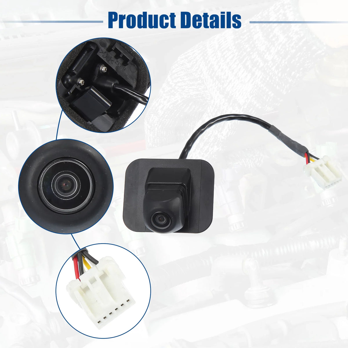 Unique Bargains Rear View Back Up Camera Replacement Fit for Honda Civic 2013 2014 2015 Onyx