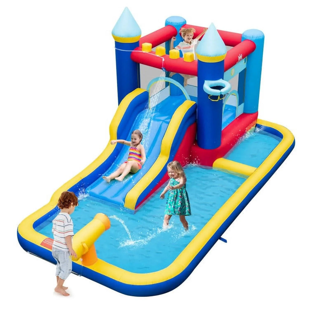 Ocean Adventure Water Slide Bounce House - 124.57 - Dive into endless fun under the sun!