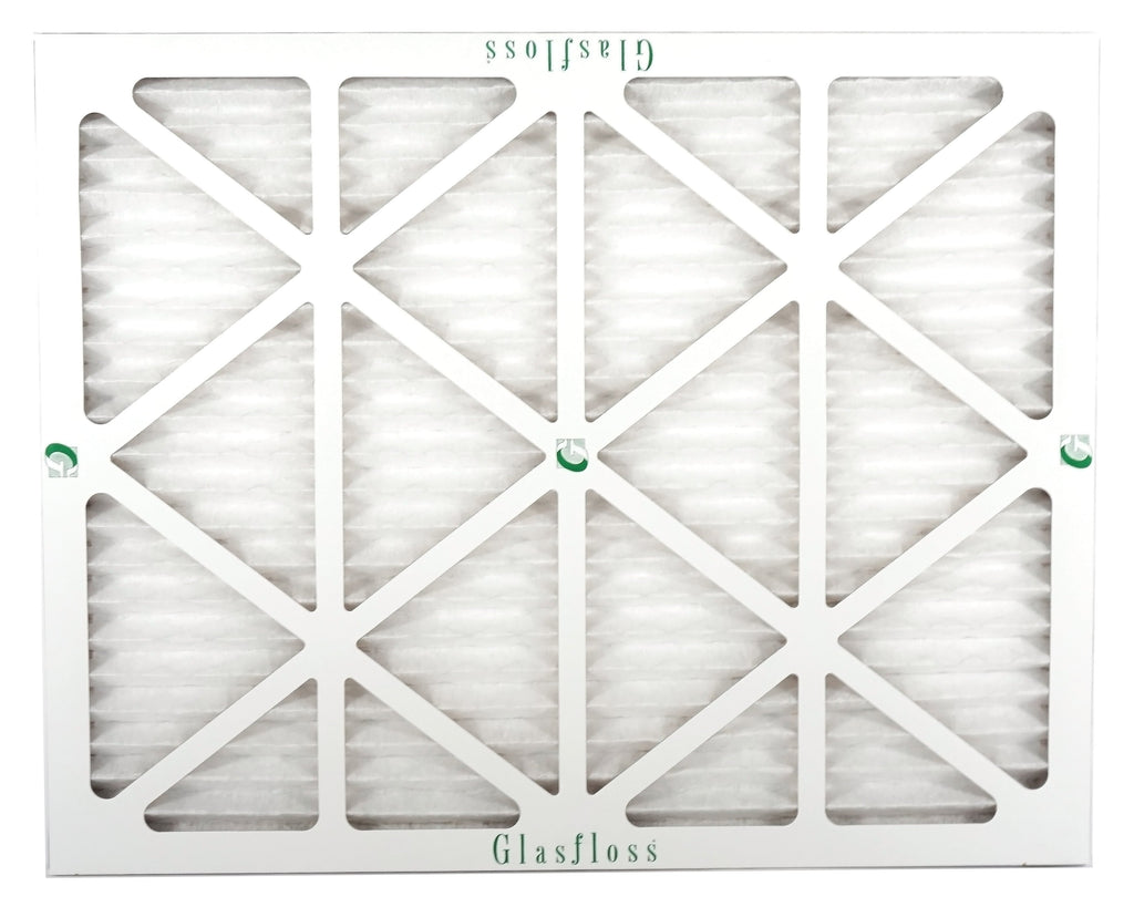 Glasfloss 20x24x1 - MERV 10 -Qty:12 - Furnace Air Filter - Made in USA (Actual Size: 19.5 x 23.5x7/8 Centimeter