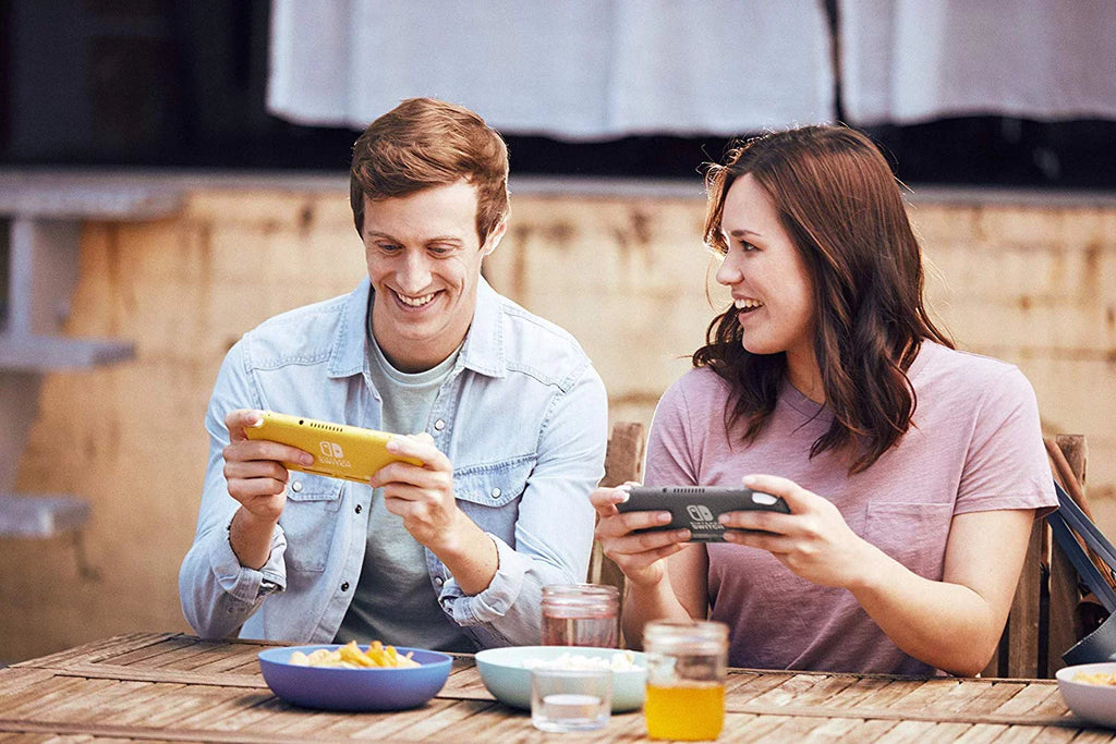 Restored Nintendo Switch Lite Gray With Power Cord (Refurbished)