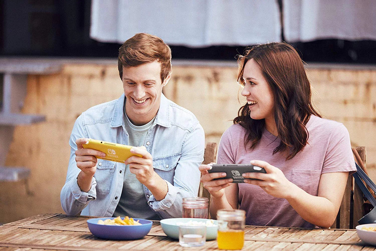 Restored Nintendo Switch Lite Gray With Power Cord (Refurbished)
