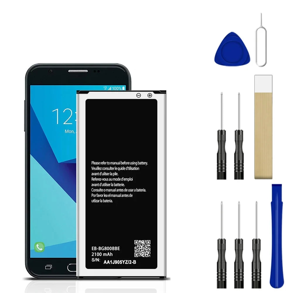 Replacement Battery EB-BG800BBE EB-BG800BBA For AT&T Samsung Galaxy S5 Mini SM-G800A Tool