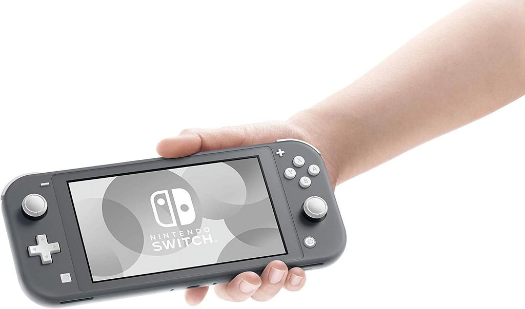 Restored Nintendo Switch Lite Gray With Power Cord (Refurbished)