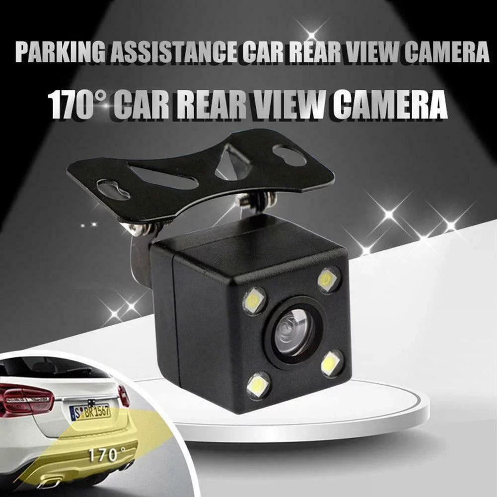 Car Reverse Backup Parking Sensor Radar System, Buzzer beeps, with 4.3in HD Backup Camera Car Monitor Rear Camera View Parking System Night Vision