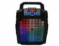 MR.DJ PARTY ROCK 8" Speaker System Bluetooth Big Led Portable Stereo Tailgate
