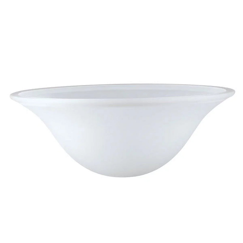 Aspen Creative 23144-11, Frosted Traditional Glass Shade for Medium Base Socket Torchiere Lamp, Swag Lamp and Pendant,13-1/4" Width x 5-1/8" Height.