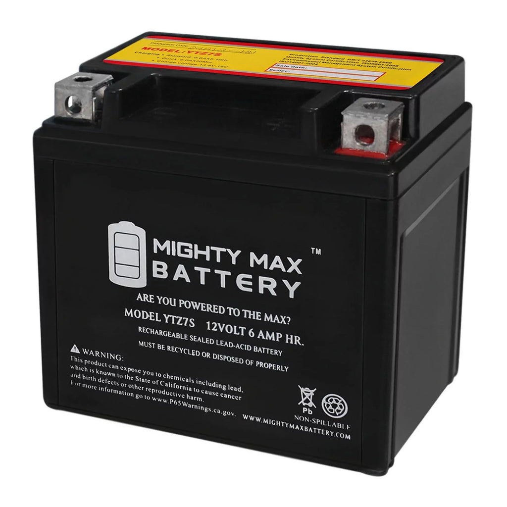 YTZ7S 12V 6AH Battery Replacement for BMW 1000 S1000RR 2014-2016