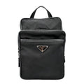Pre-owned PRADA 2vz026 Nylon Backpack Bag Midnight