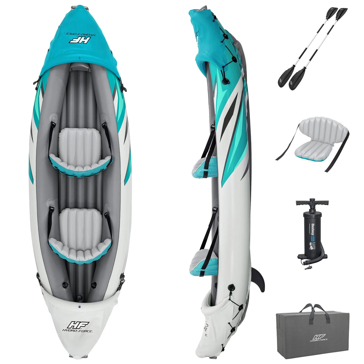 Hydro-Force Voyager X4 Inflatable Raft Set 11'6"