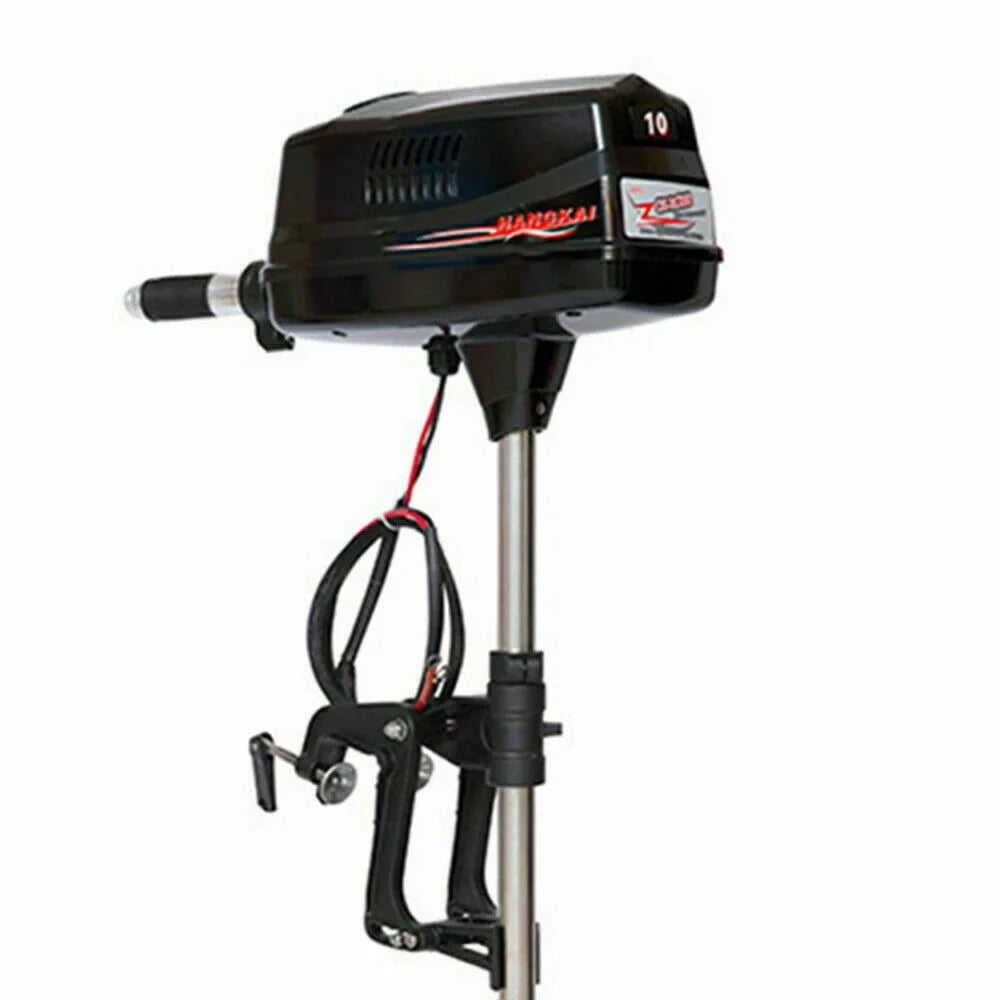 Wuzstar 60V 10HP Electric Outboard Motor Brushless Fishing Boat Engine w/Propel 2.2KW