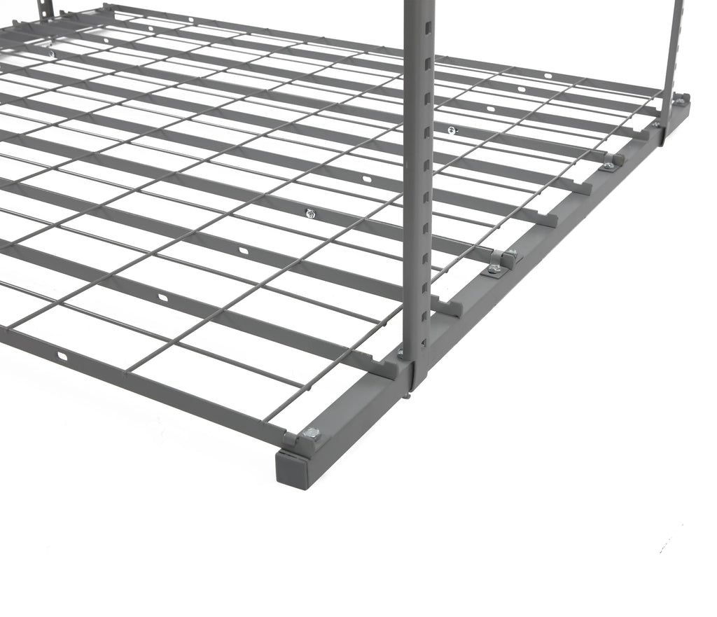 WORKPRO Overhead Garage Ceiling Rack, 48"L x 42"W x 28"H, Silver, 24'
